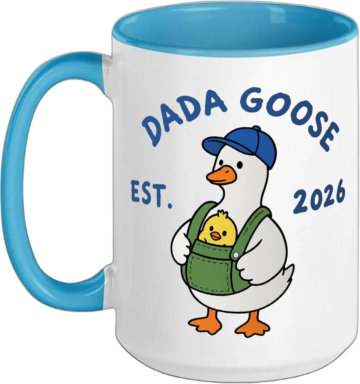 Dada Goose Est 2026 New Daddy To Be Baby Announcement Ceramic Mug