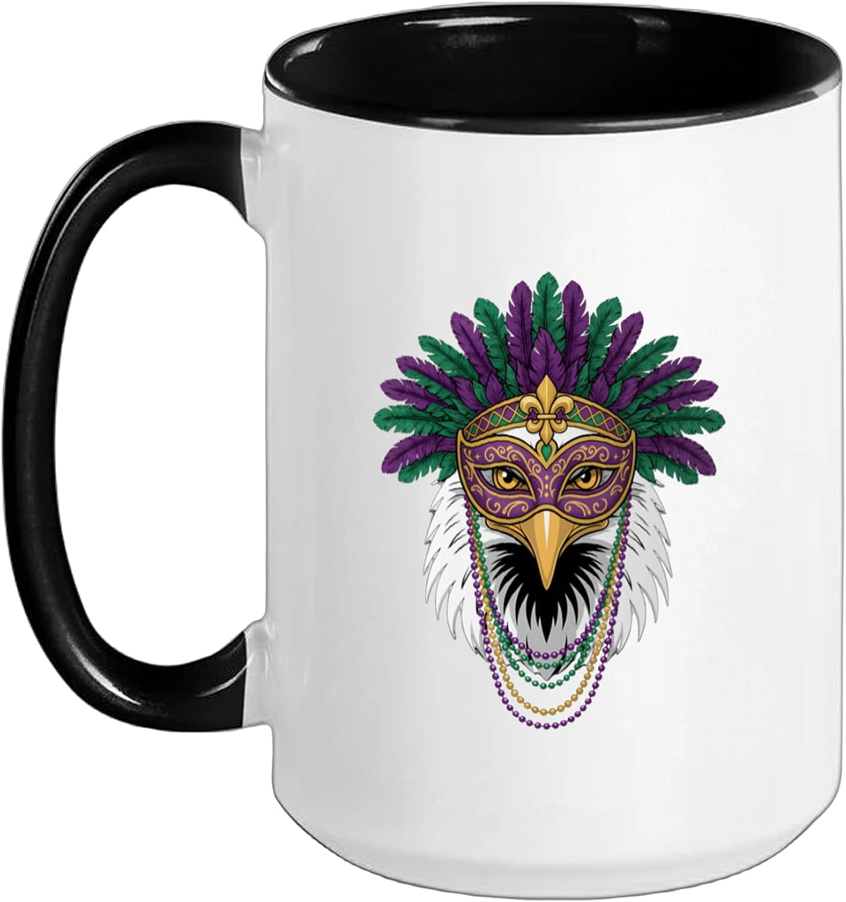 Mardi Gras Costume Carnival New Orleans Ceramic Mug