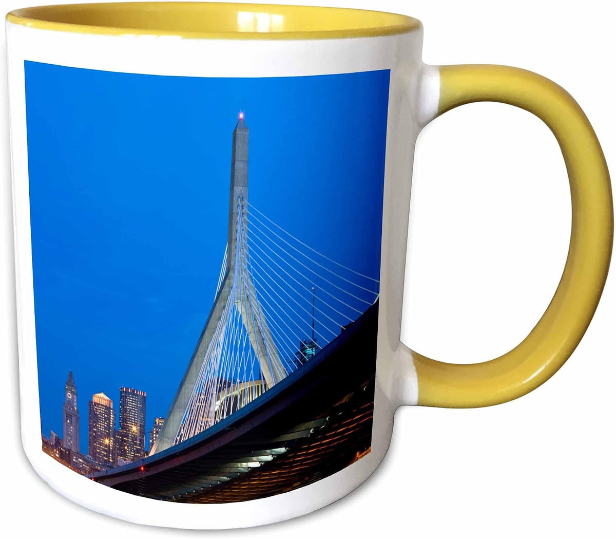 Usa, Massachusetts, Boston. Zakim Bridge Ceramic Mug