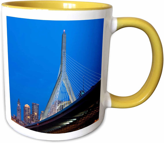 Usa, Massachusetts, Boston. Zakim Bridge Ceramic Mug