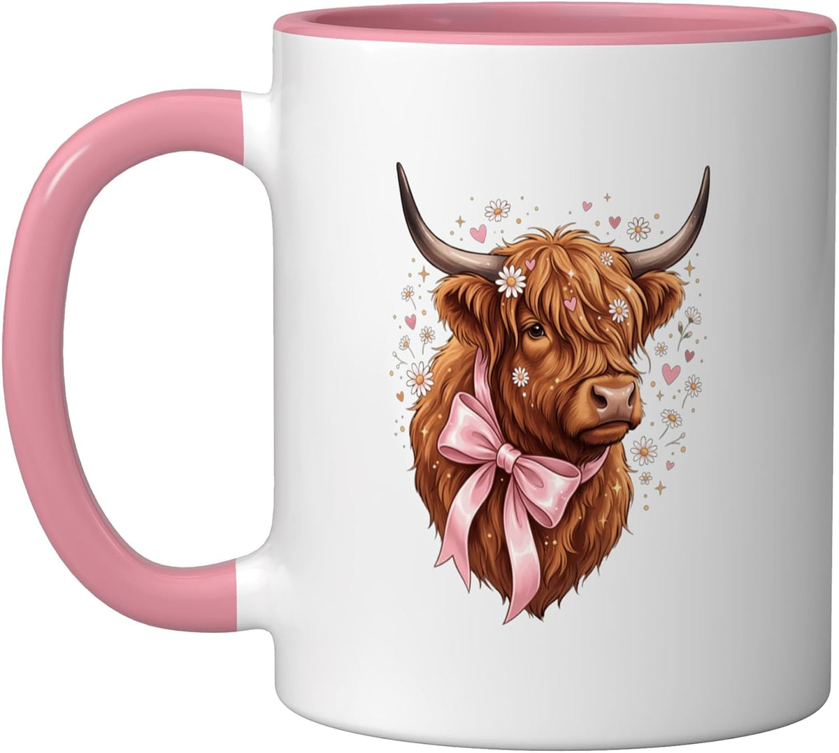 Highland Cow Cute Scottish Highlander Cow Ceramic Mug