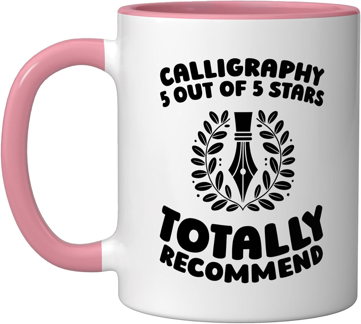 Penmanship Handwriting - Art Calligraphy Ceramic Mug