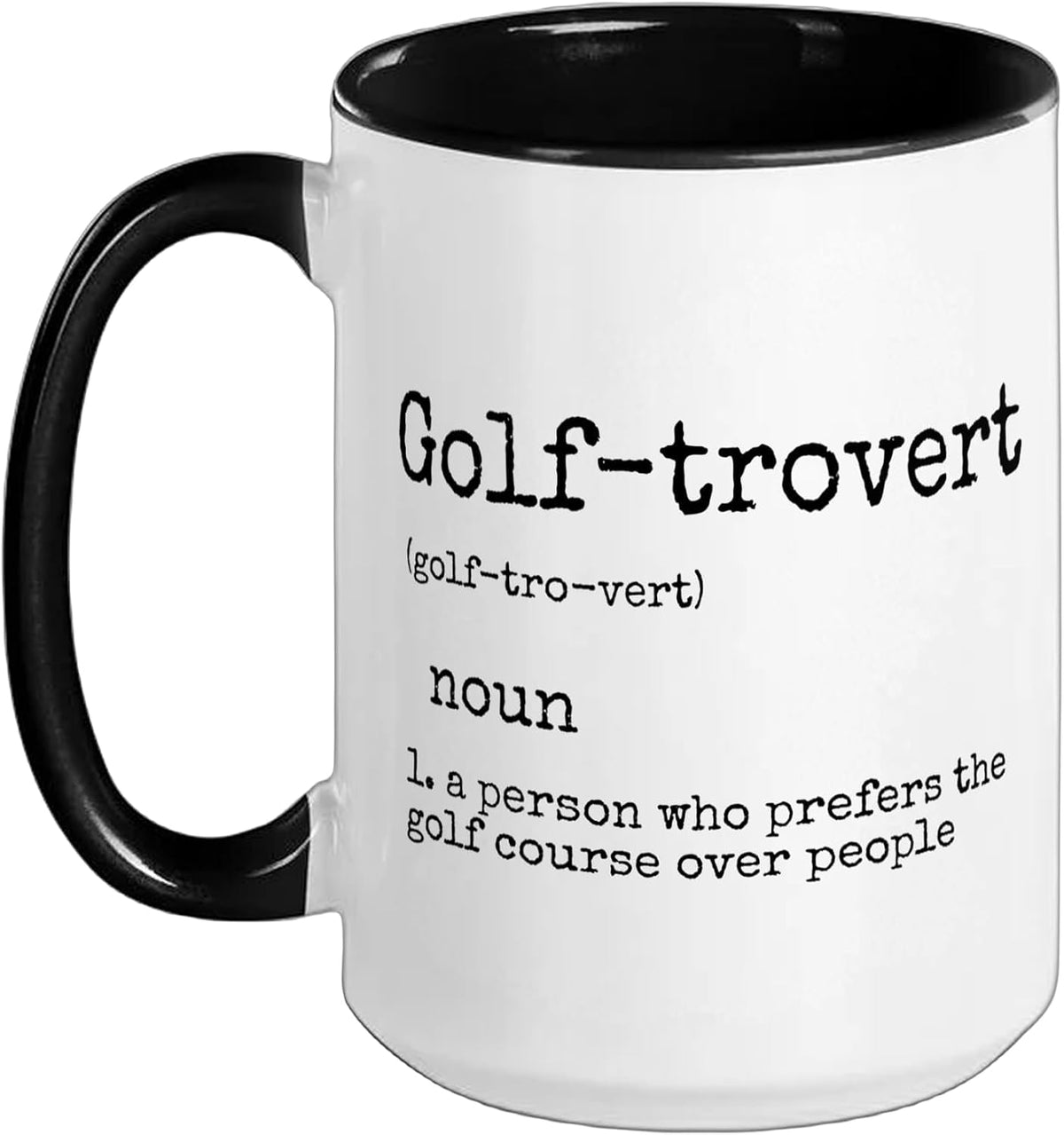 Golf-Trovert Funny Golfing Gift Ceramic Mug