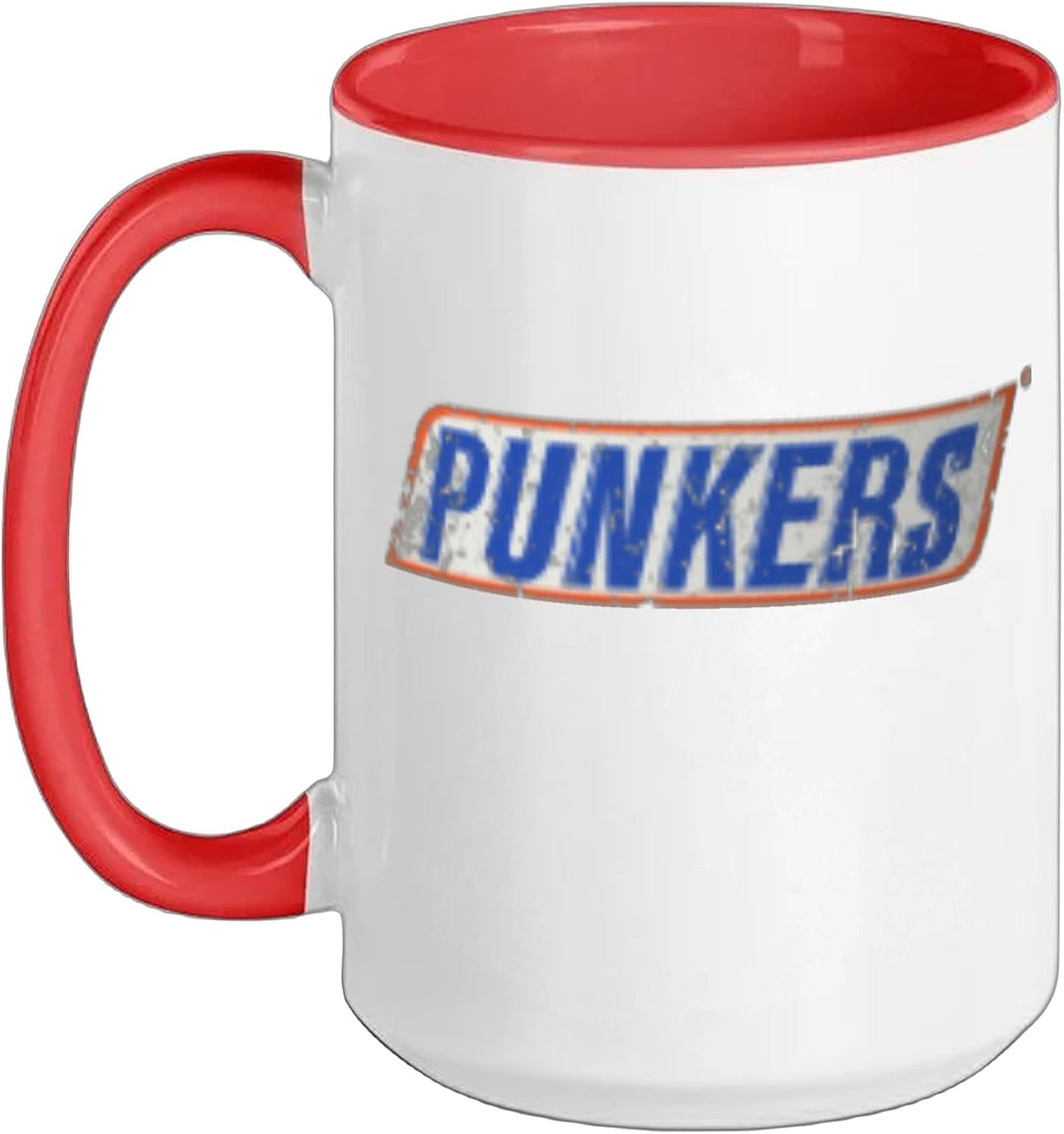 Punkers Retro Punk Rock Concert Funny Distressed Ceramic Mug