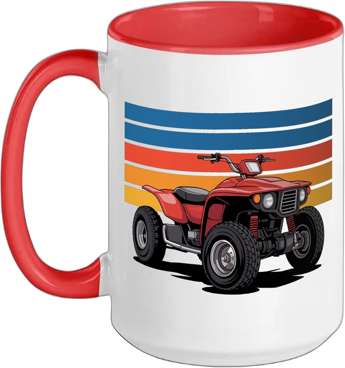Best Atv Art For Men Women Kids Atv Rider Quad Dirt Racer Ceramic Mug