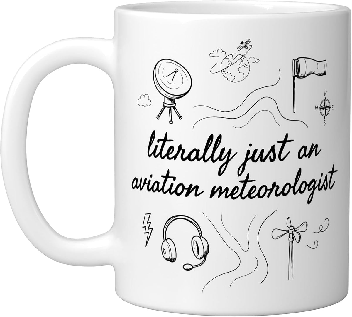 Aviation Meteorologist Weather Forecaster Aero Meteorology Ceramic Mug