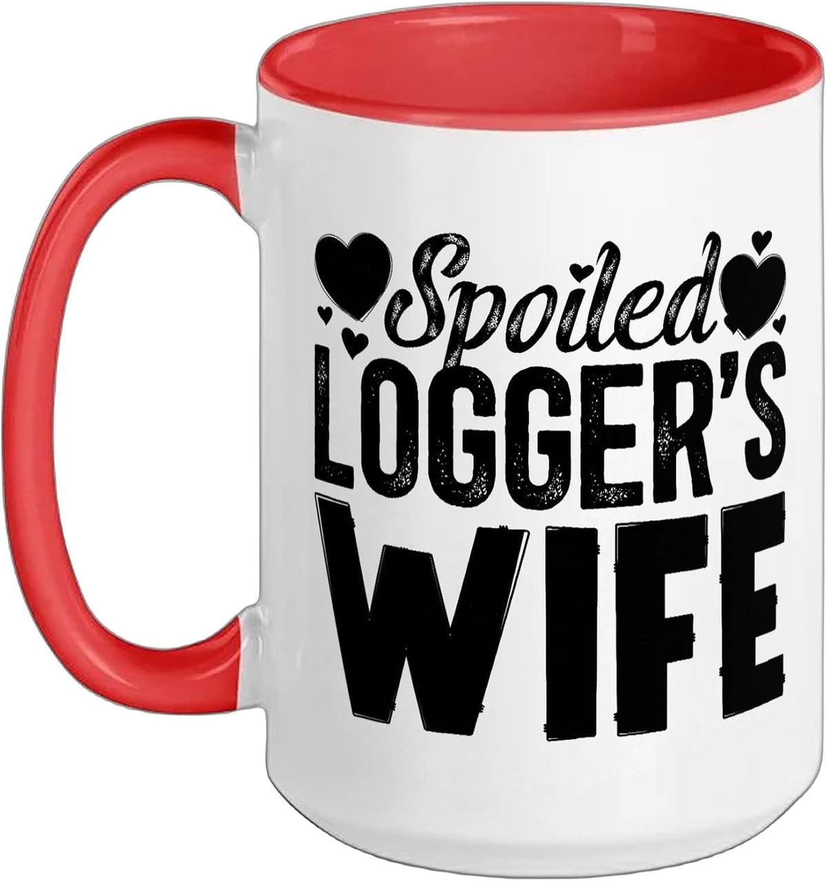 Spoiled Logger's Wife Of A Logger Wife Christmas Ceramic Mug