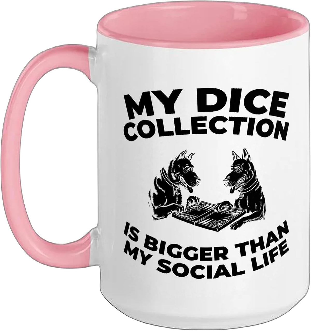 Dice Strategy - Board Game Backgammon Ceramic Mug