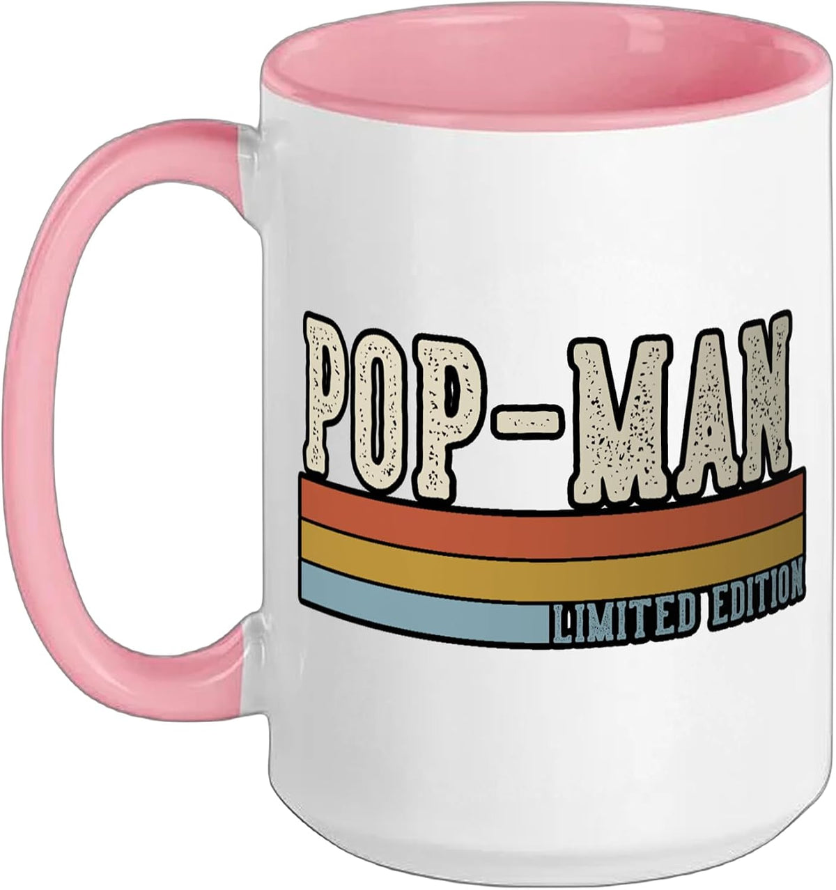 Pop-Man Vintage Grandpa Retro Fathers Day Christmas Ceramic Mug
