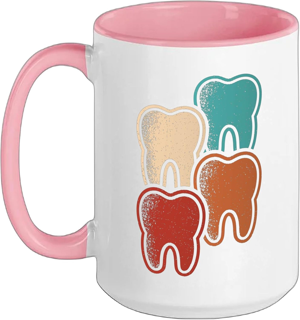 Retro Dental Assistant Vintage Tooth Hygienist Dentist Men Ceramic Mug