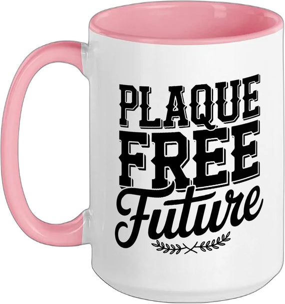 Funny Dental School Graduation Plaque Free Future Pun Dds Ceramic Mug