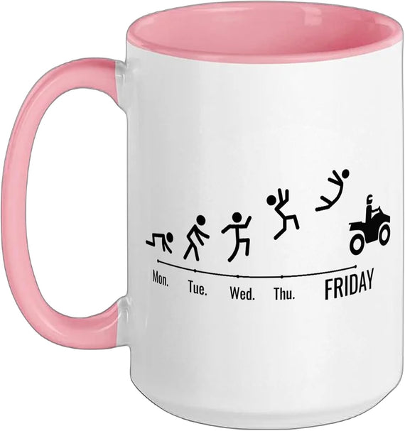 Atv-Quad-Biker Motorsport Weekend Offroad Atv-Quad-Bike Ceramic Mug