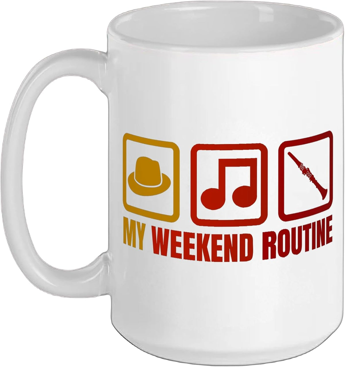 Funny Clarinetist Weekend Ceramic Mug