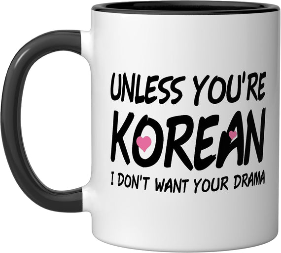 K-Drama K-Pop Korean Funny Drama Ceramic Mug