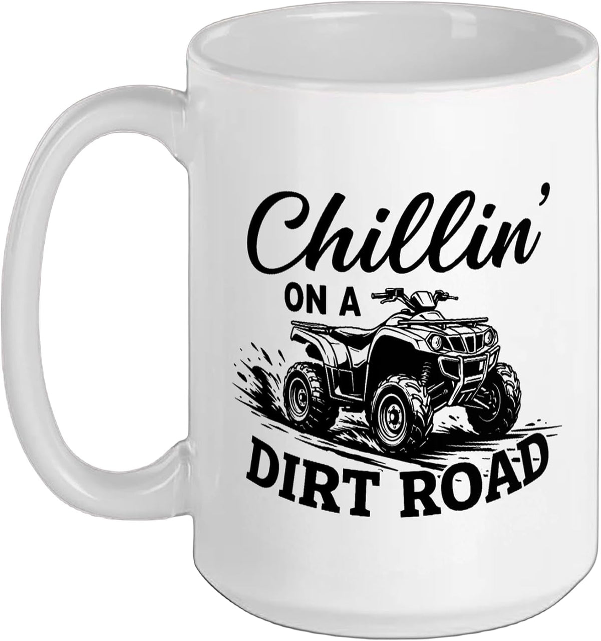Atv Dirt Road Offroad Racing Country Lifestyle 4 Wheeler Ceramic Mug