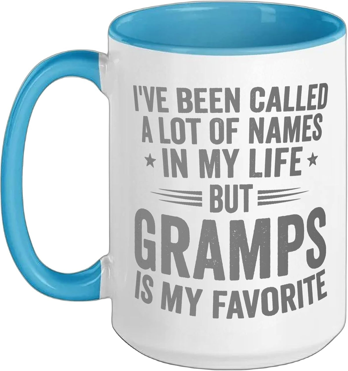 Gramps Is My Favorite Name Funny Christmas Ceramic Mug