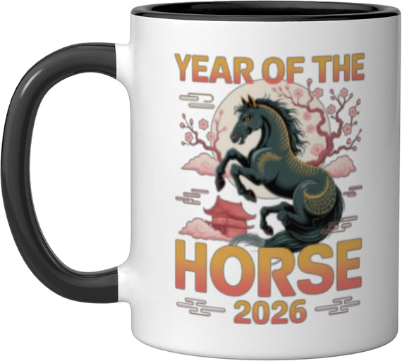 Chinese New Year 2026 of the Horse Lunar Ceramic Mug