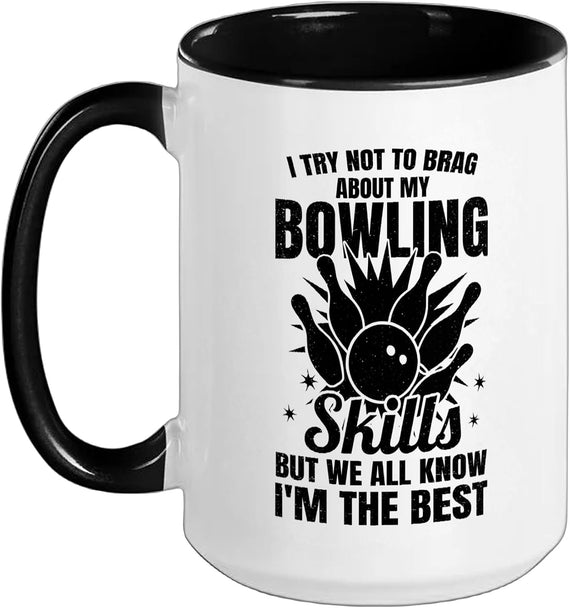 Funny Bowling Men Team Bowler Ceramic Mug