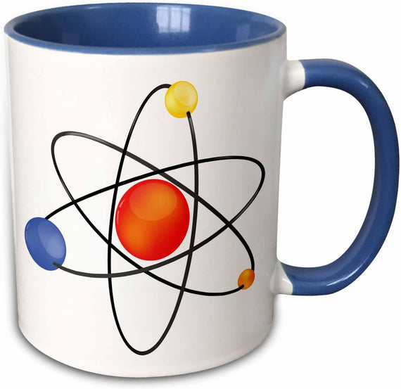 Anne Marie Baugh Science - Atom Illustration Ceramic Mug