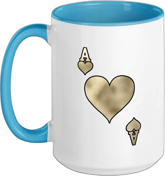 Ace of Hearts Playing Card Halloween Costume Ceramic Mug