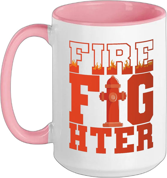Firefighter Fireman Hydrant Ceramic Mug