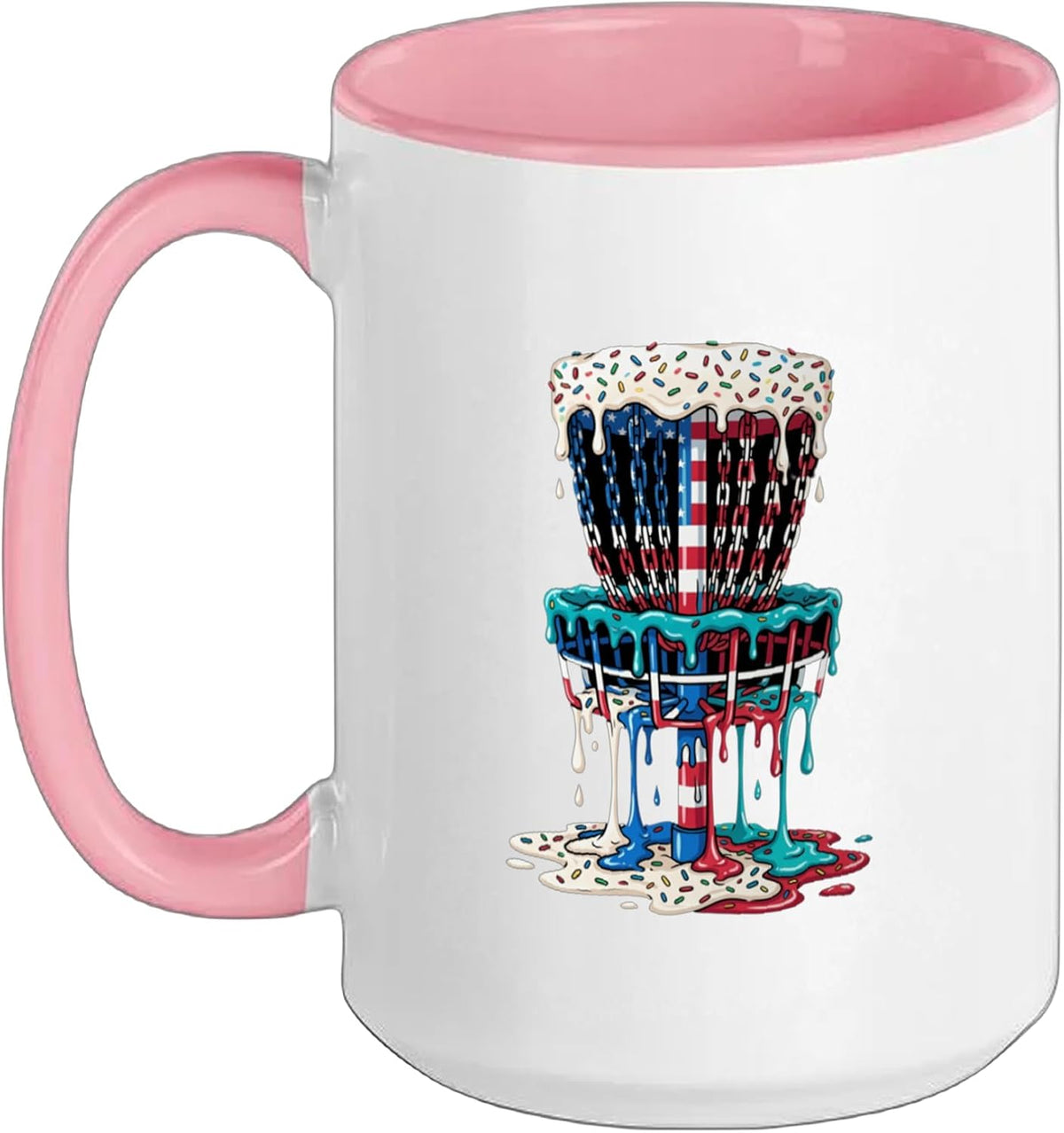 Disc Golf Basket Frolfing Disc Golf Player Disc Golfer Ceramic Mug