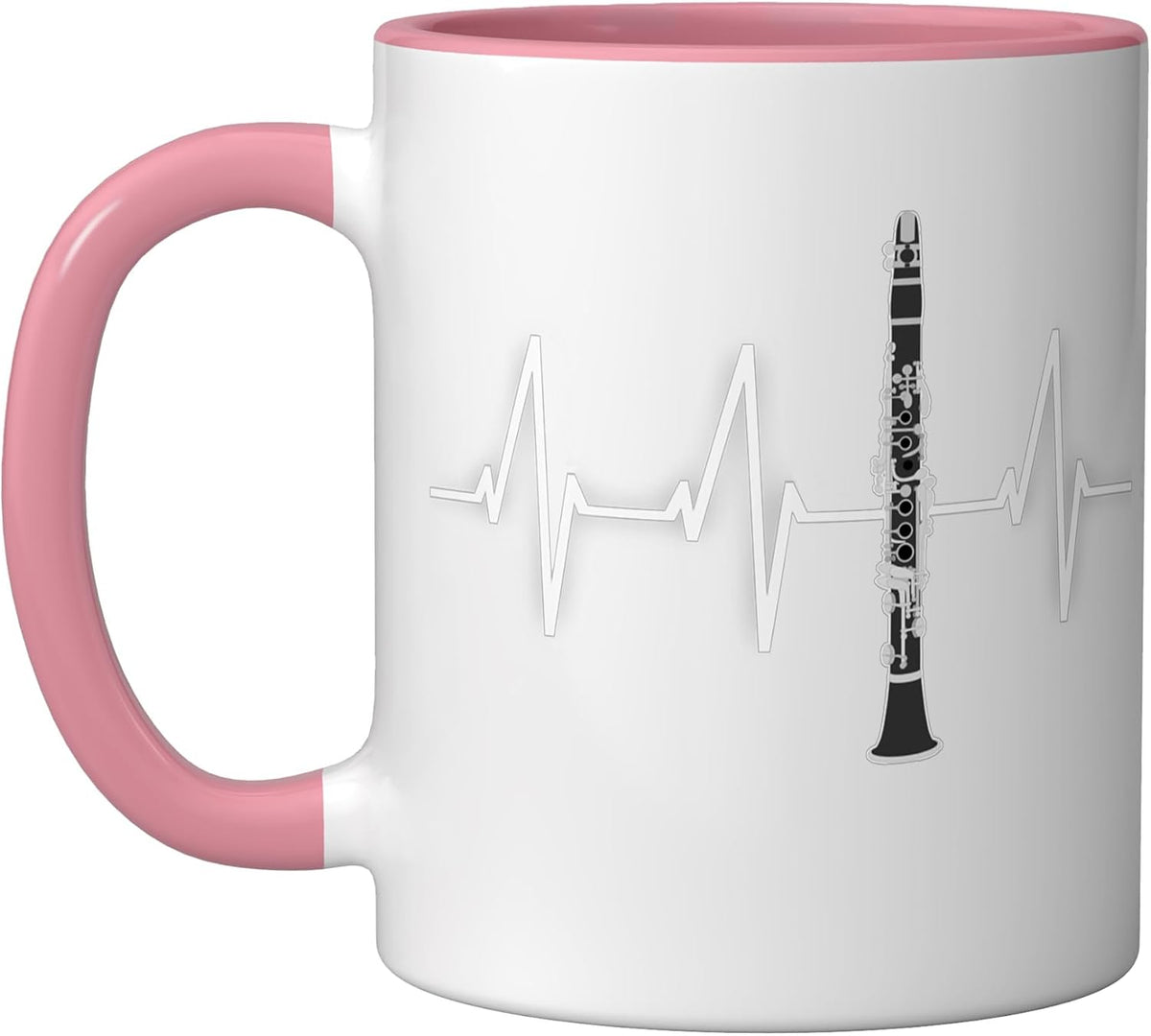 Clarinet Heartbeat Clarinet Ceramic Mug