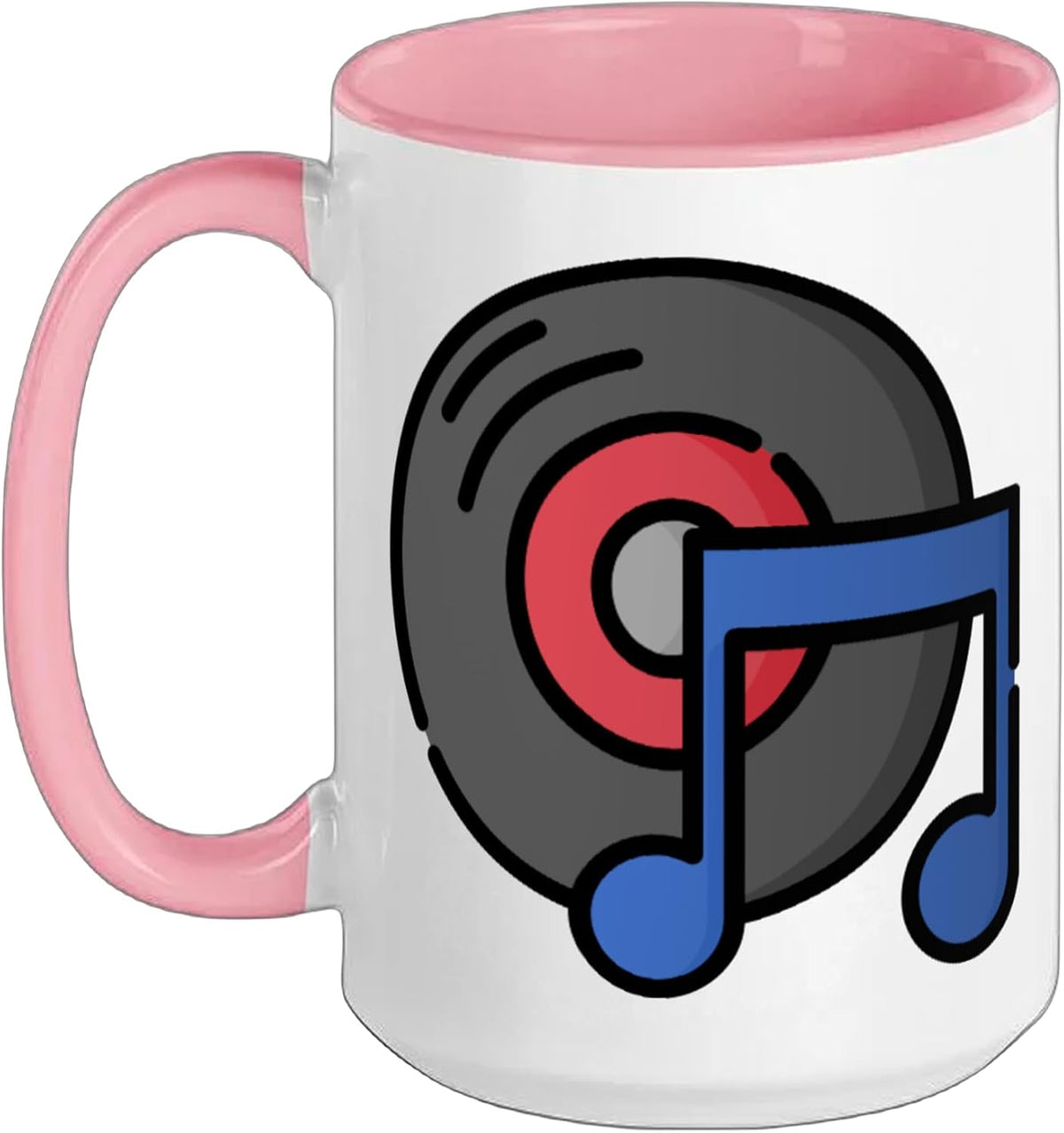 Vinyl Record Player Album Ceramic Mug