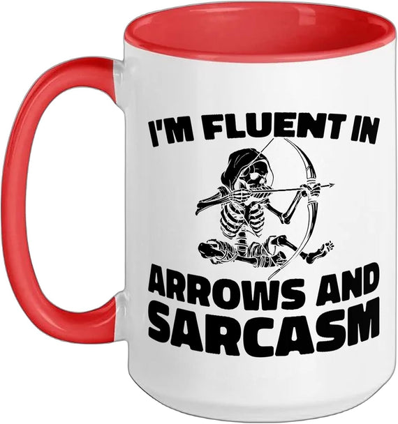 Archer Target Bowman - Bow Arrow Archery Ceramic Mug