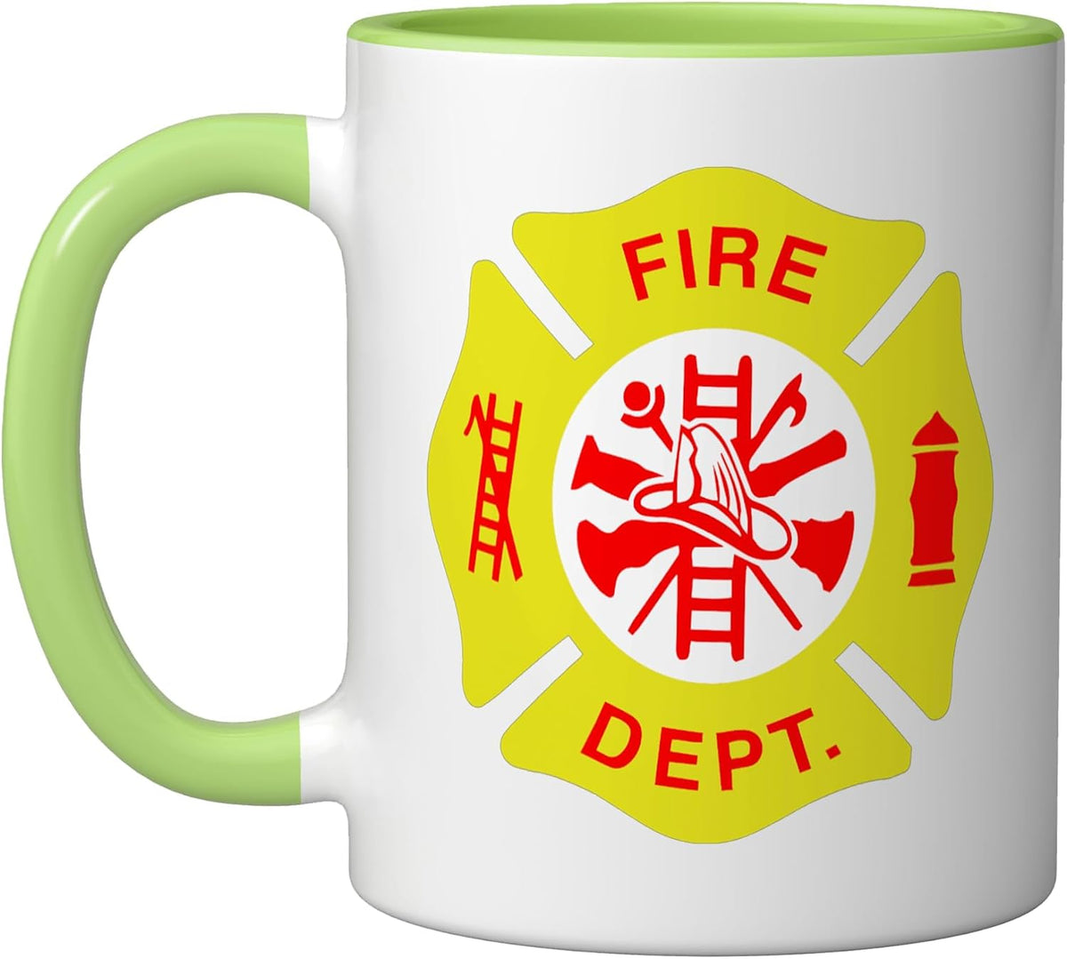 Fire Department Logo Uniform Fireman Symbol Firefighter Ceramic Mug