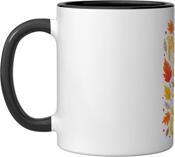 Pumpkin Spice & Jesus Christ Christian Thanksgiving Coffee Mug