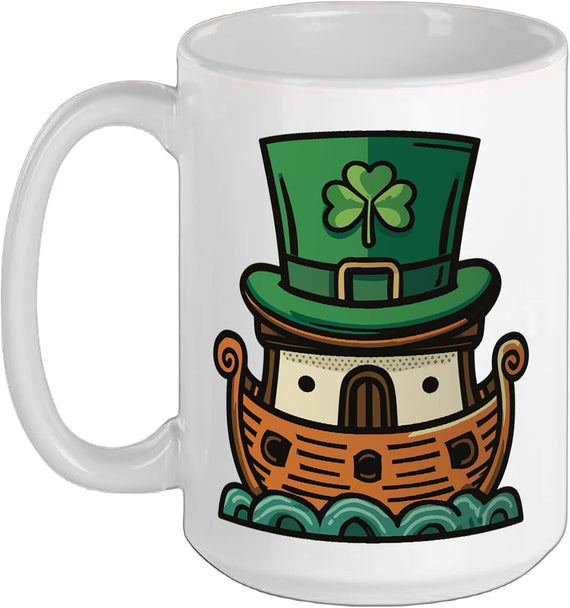 Noah's Ark Christian St. Patricks Day Pattys Day Irish Ceramic Mug