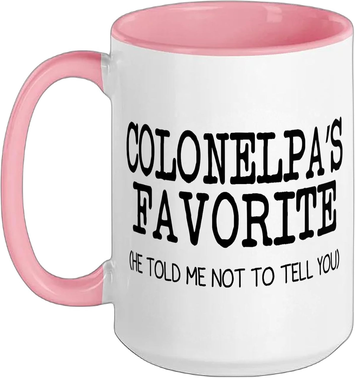 Colonelpa’S Favorite Funny Family Grandson Granddaughter Ceramic Mug