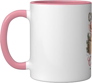 Country Christmas Wishes Farm Pigs Holiday Piglets Ceramic Mug