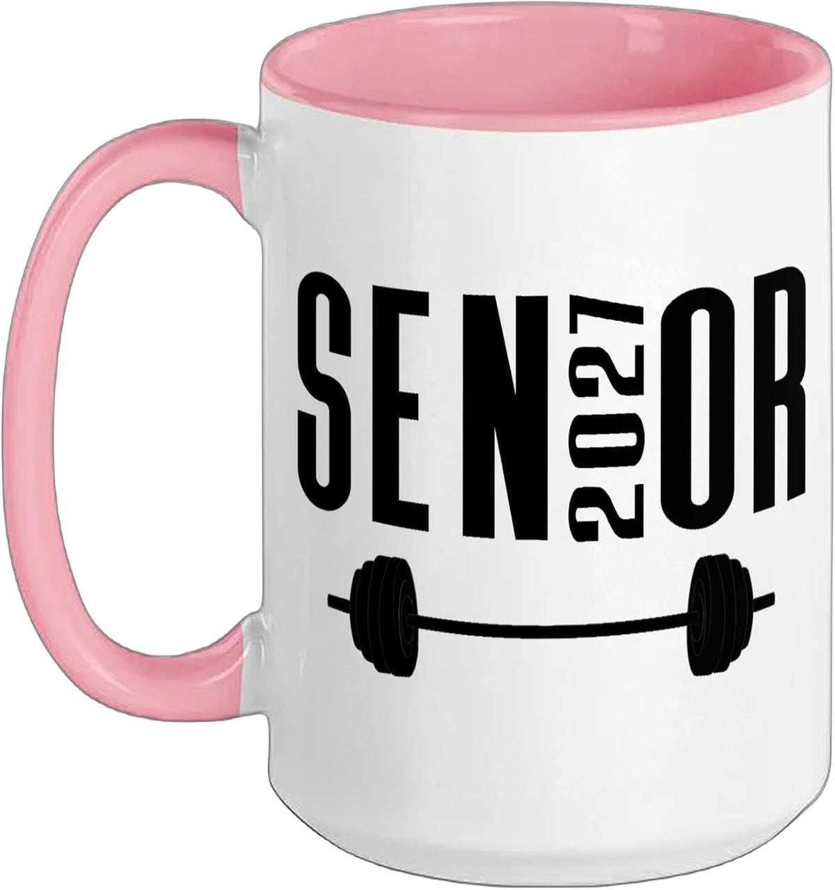 Senior 2027 Gym Class Of 27 High School Or College Ceramic Mug