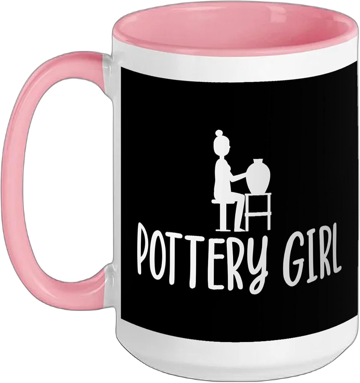 Pottery Girl Clay Pottery Lover Potter Ceramic Artist Ceramic Mug