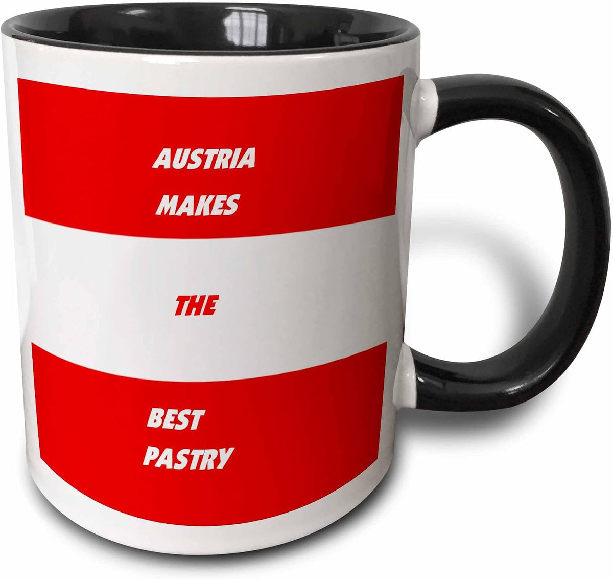 Austria Makes The Best Pastry Funny Austrian Flag Ceramic Mug