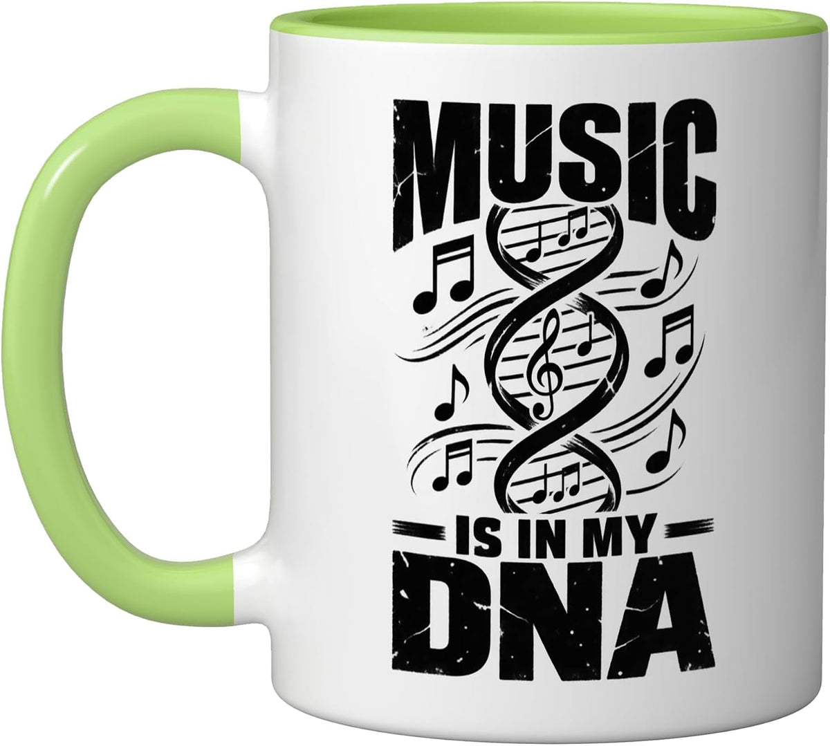 Funny Music Teacher Musician Dna Music Humor Ceramic Mug