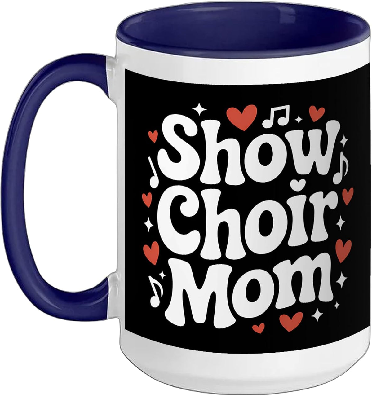 Show Choir Mom Cute Singing And Dance Mother Christmas Ceramic Mug