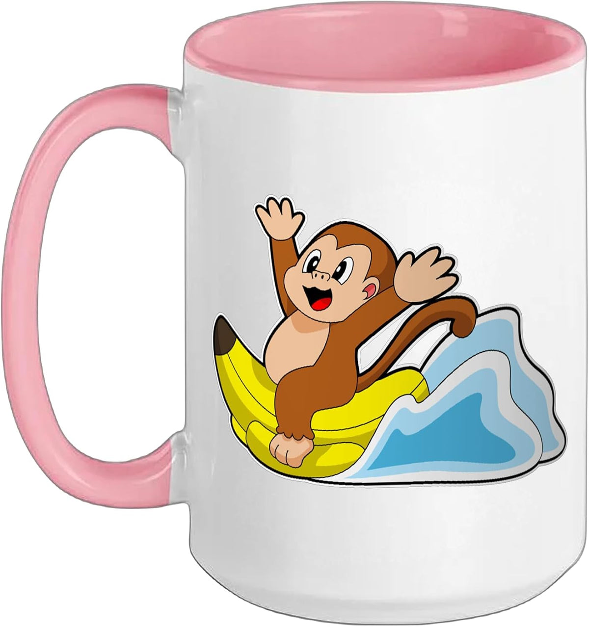 Monkey Banana Ceramic Mug