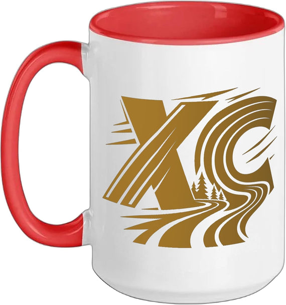 Xc - Cross Country Running Design For Runners Ceramic Mug
