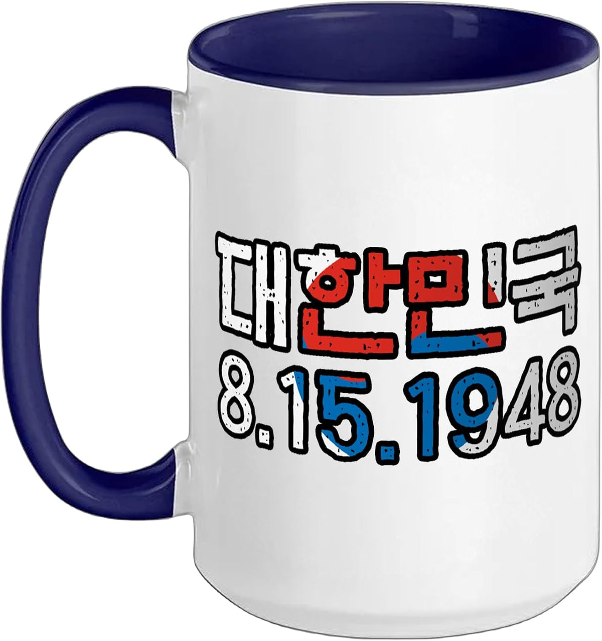 Republic Of Korea 8.15.1948 Establishment Date Flag Ceramic Mug