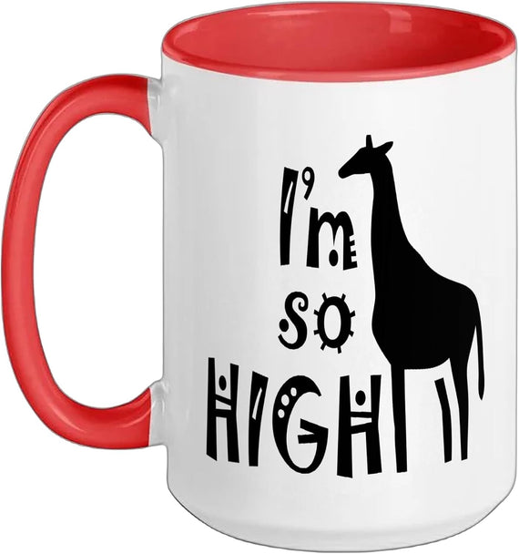 I'm So High Funny Giraffe Ceramic Mug