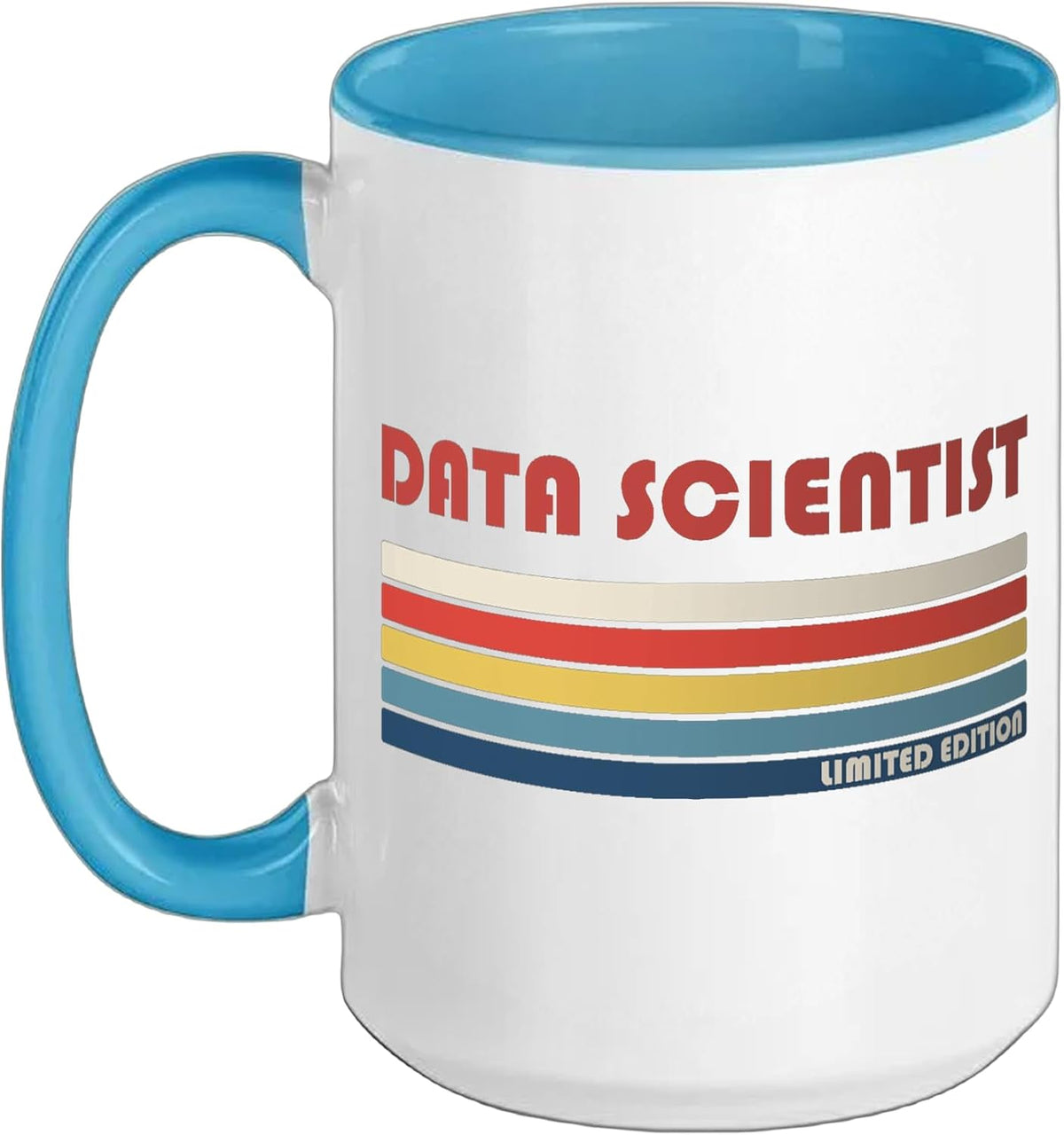 Data Scientist Limited Edition Retro Stripes Ceramic Mug