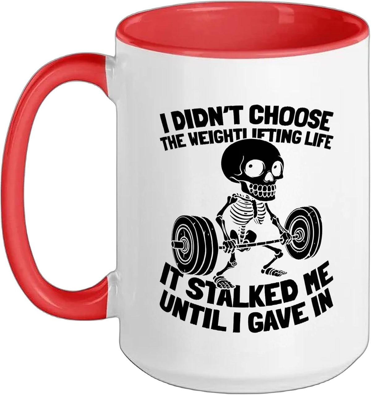 Weightlifting Bar Weights - Lifting Weightlifter Ceramic Mug