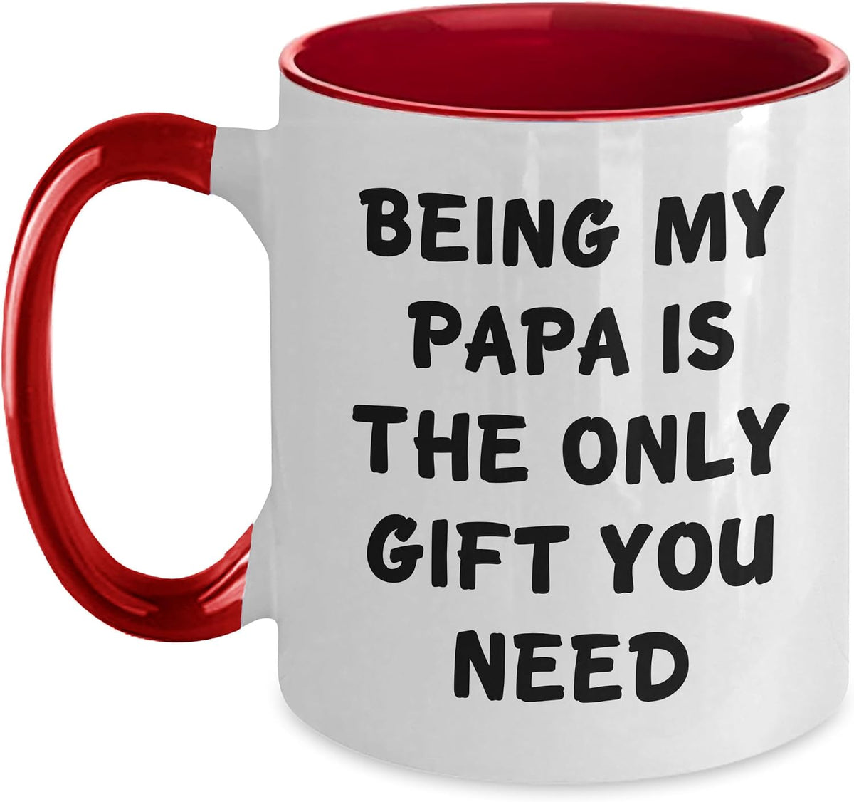 Papa's Gift: Being My Papa Is The Only Gift You Need Ceramic Mug