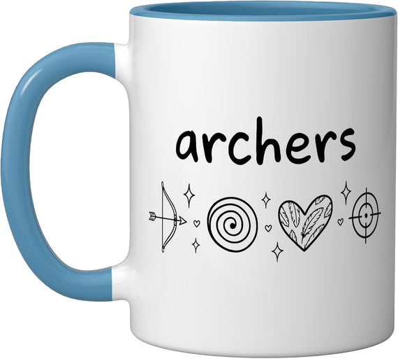 Archery Bowhunting Target Field Sport Archer Ceramic Mug