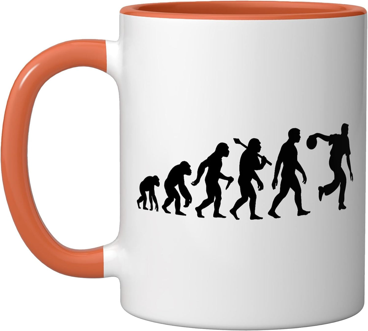 Bowling Evolution For Man Woman Kid Funny Bowlers Ceramic Mug