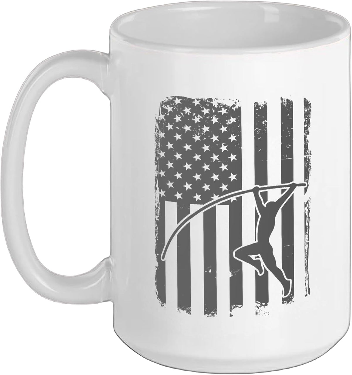 Pole Vault - Fun Patriotic For Pole Vaulting Ceramic Mug