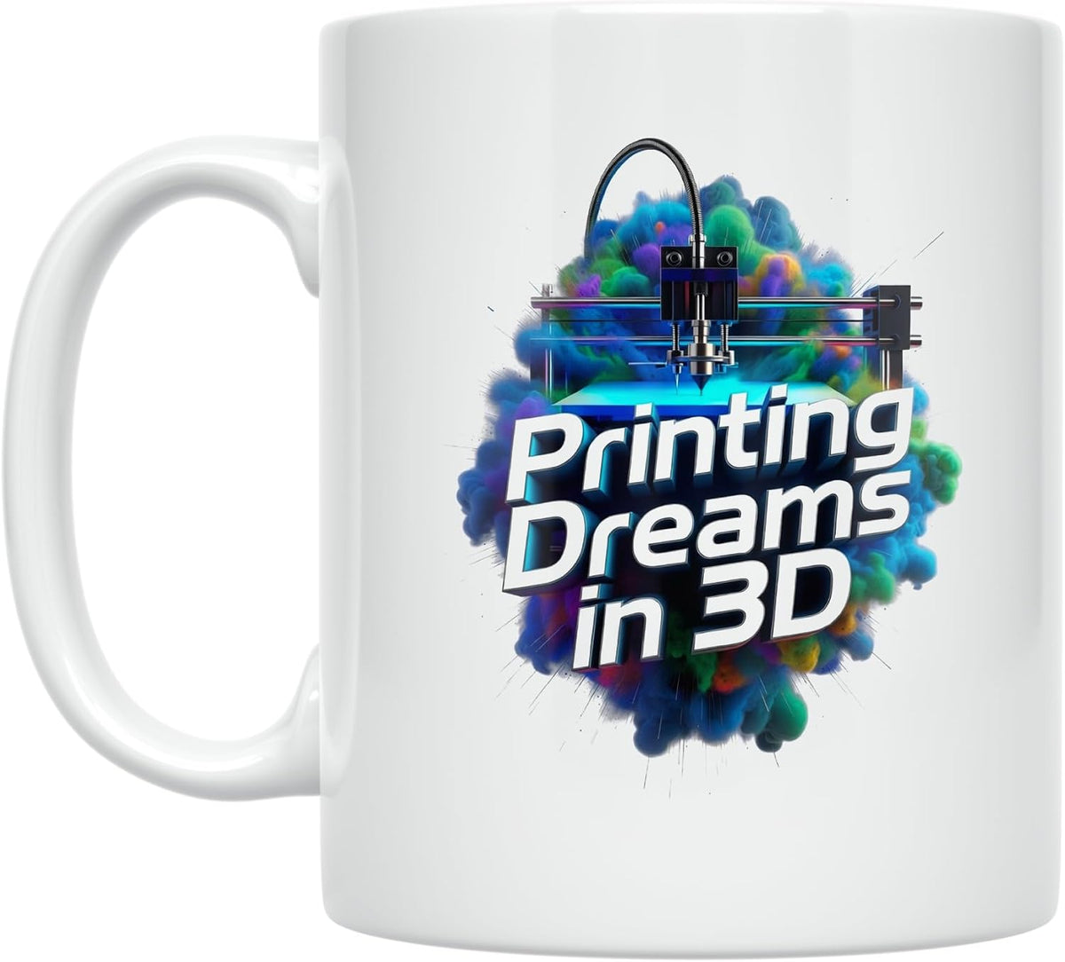 3d Printing Hobbyist - Printing Dreams In 3d Design - Ceramic Mug
